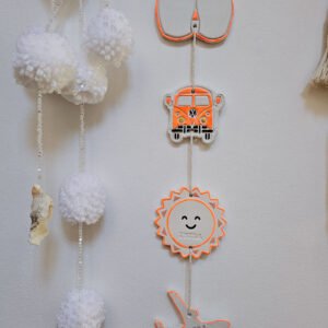 décoration murale orange