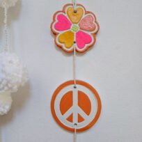 Suspension hippie orangé - Image 2