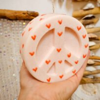 Bougie peace coeur – Image 3