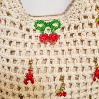 Sac crochet cerise homard - Image 4