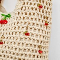 Sac crochet cerises – Image 2