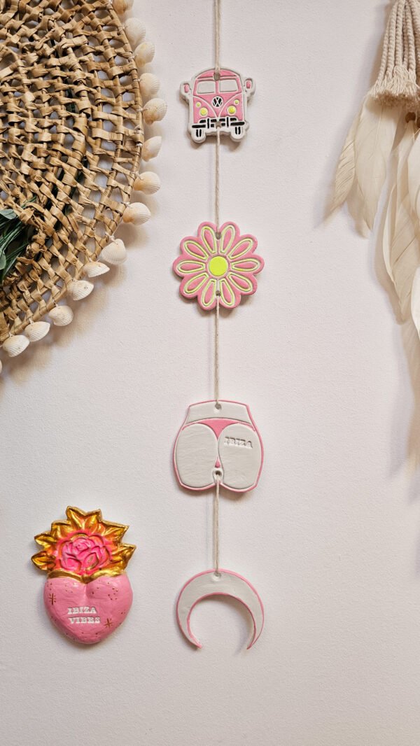 Suspension rose clair