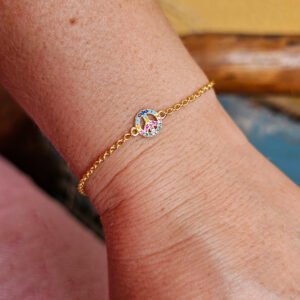 bracelet peace and love