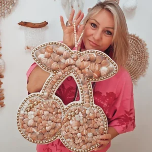 suspension murale cerises