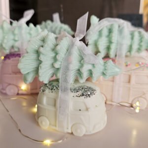 lot de bougies vans hippie et son sapin de noel