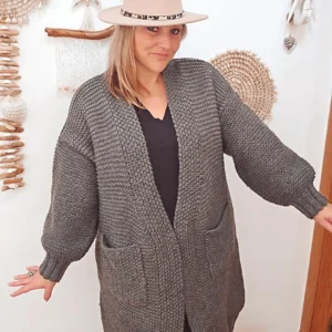 Gilet gris anthracite