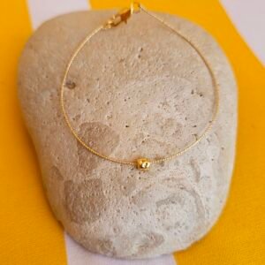 Bracelet élégance d'Ibiza perle doré