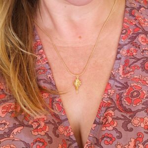 Collier Coquillage Doré
